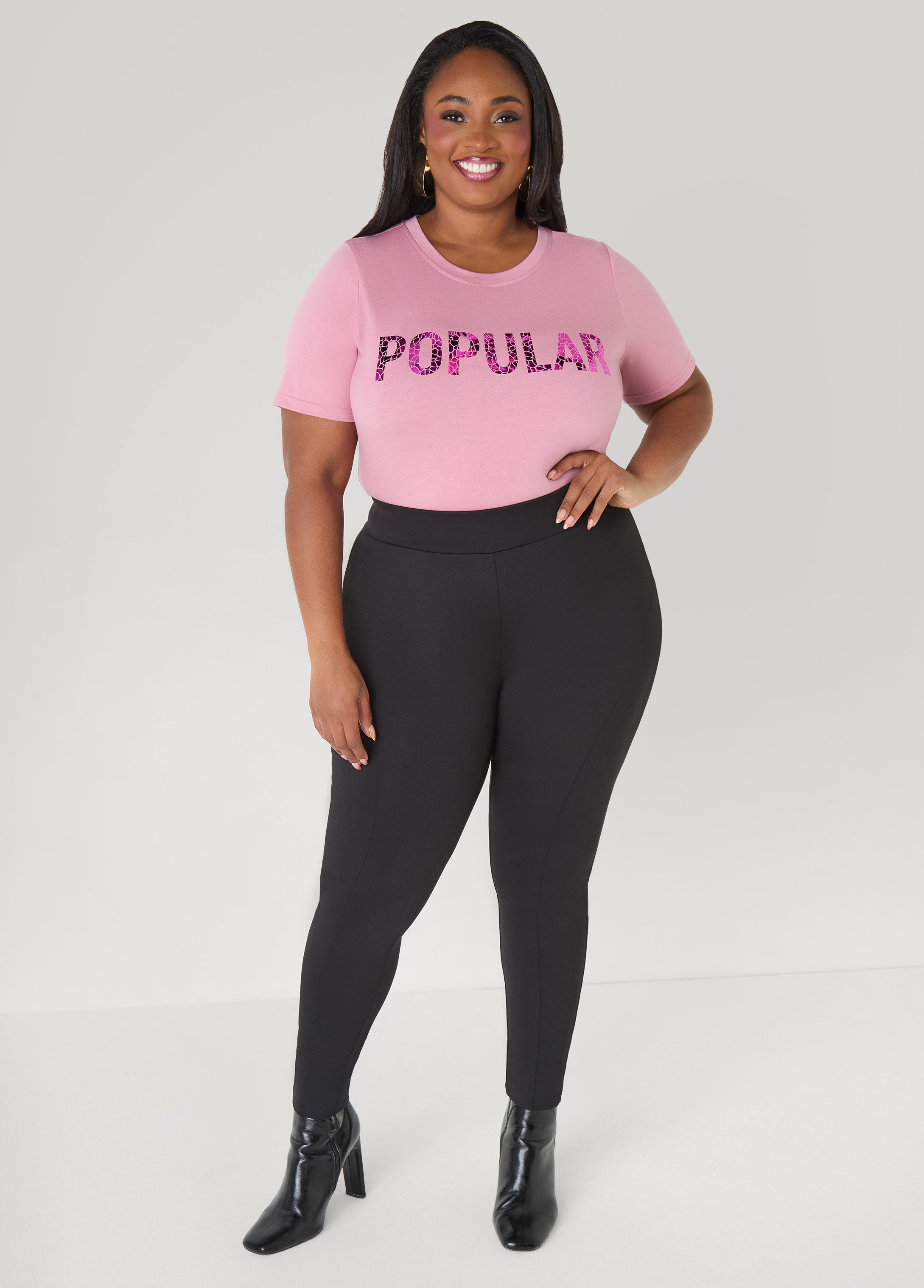 Seam Detailed Ponte Leggings