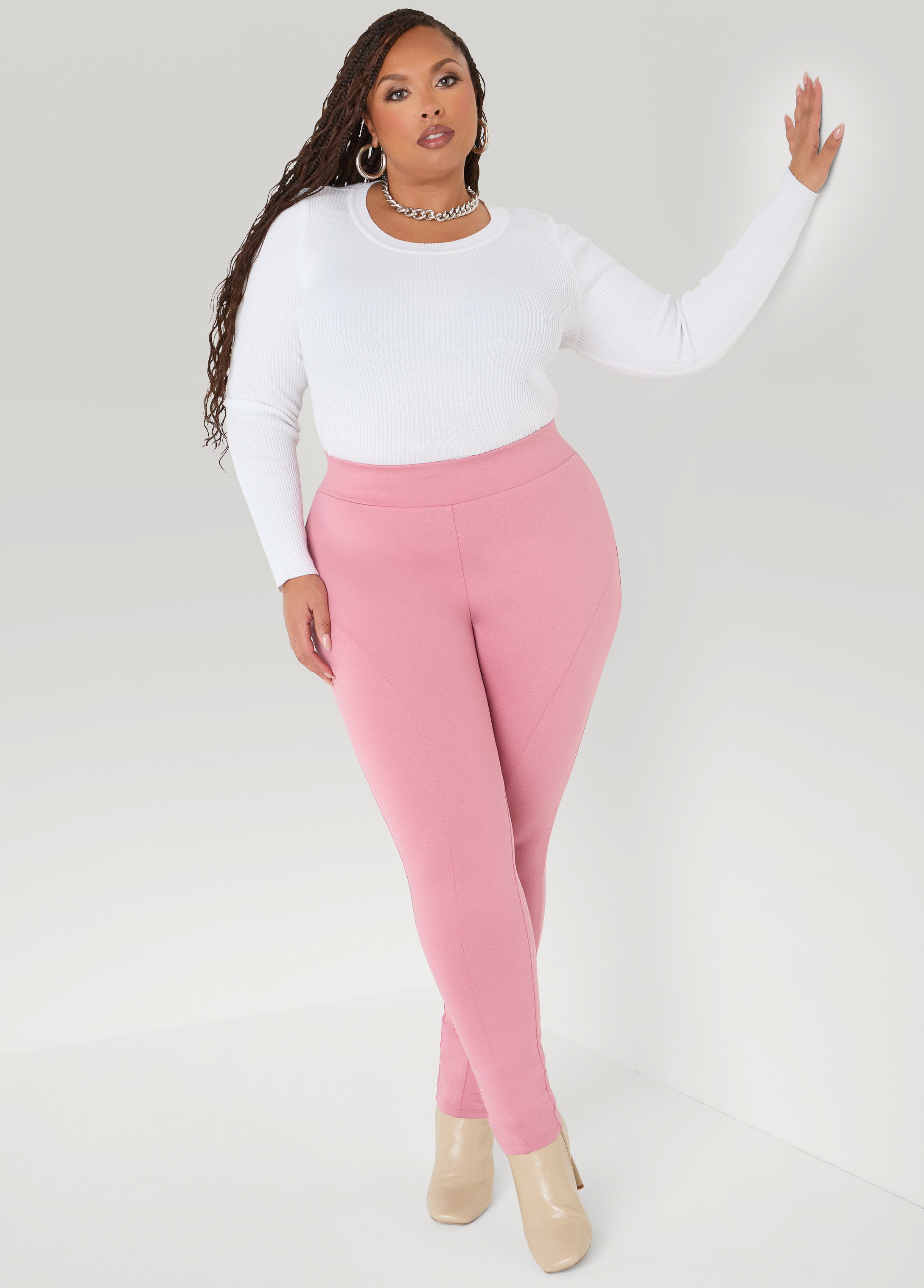 Seam Detailed Ponte Leggings