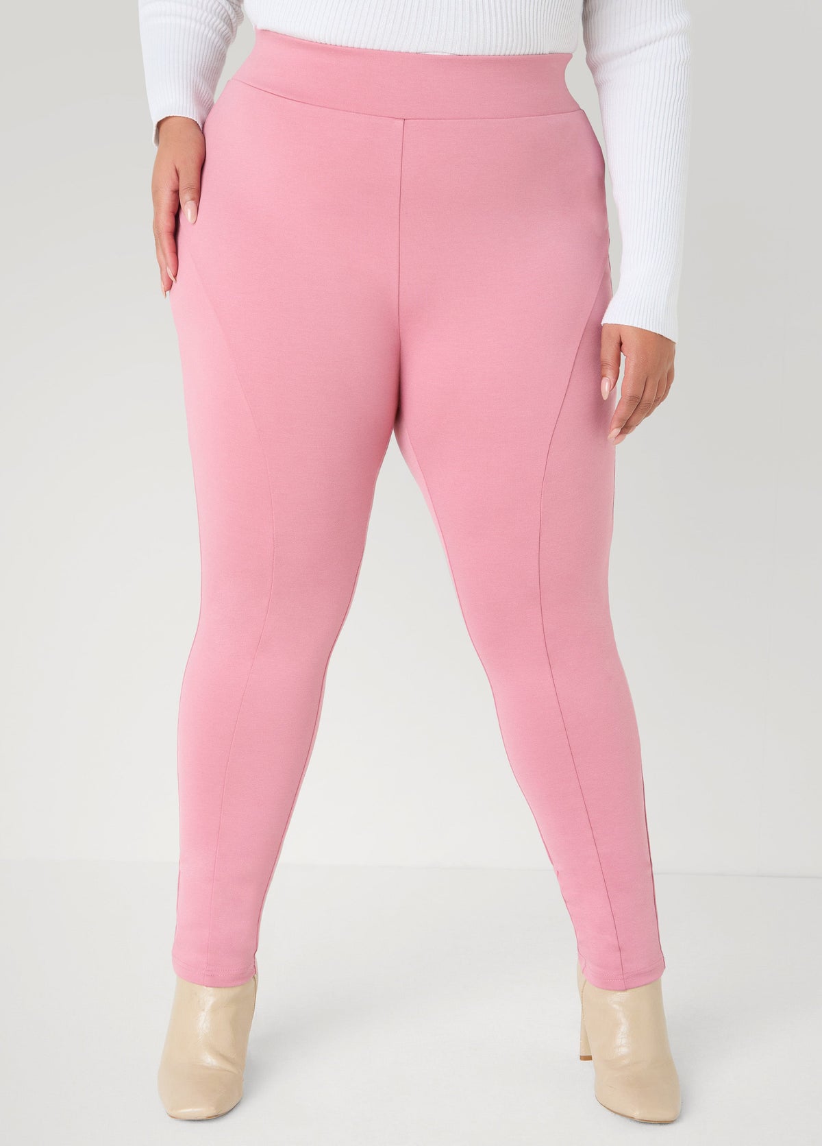 Seam Detailed Ponte Leggings