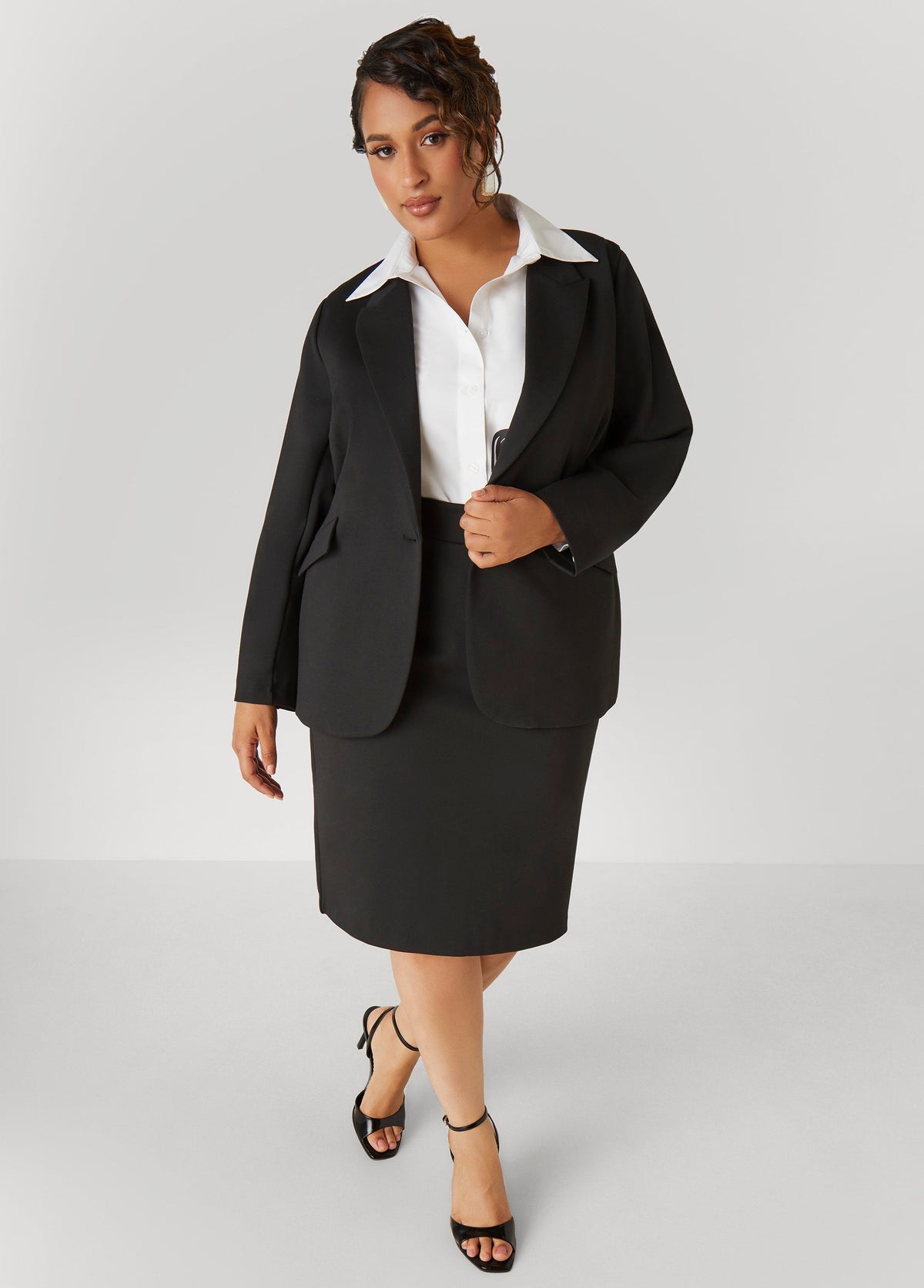 Pull On Ponte Skirt
