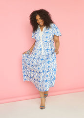 Floral Print Maxi Skirt