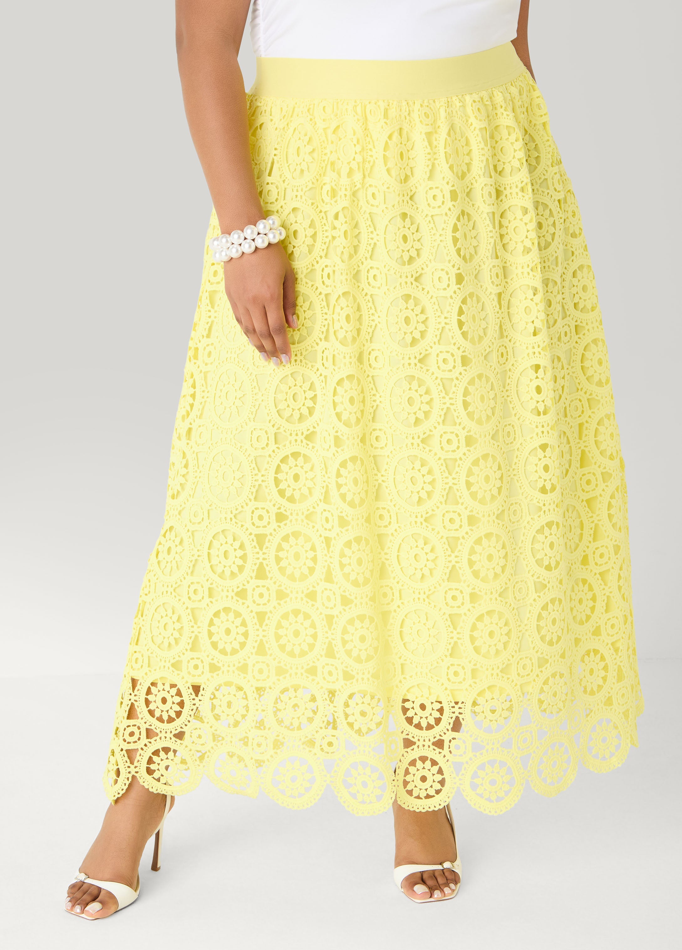 Crocheted Maxi Skirt
