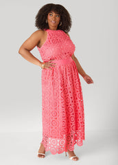 Crocheted Maxi Skirt
