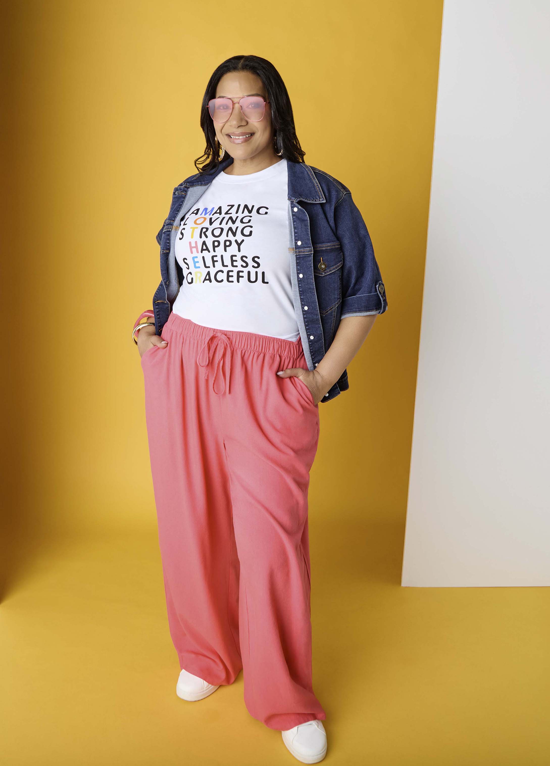 Drawstring Linen Blend Pants