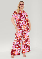 Printed High Waist Pants