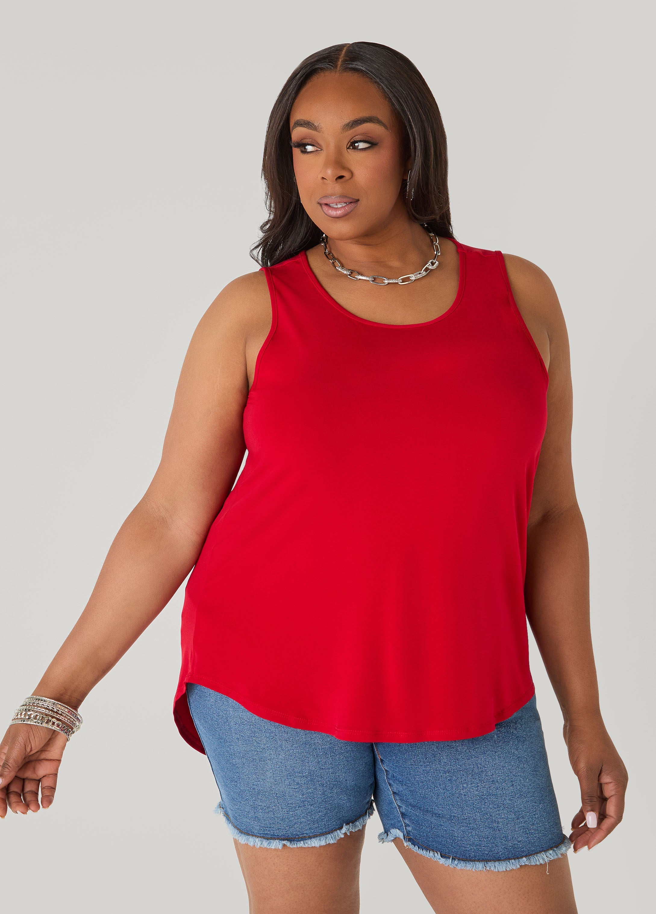 Cutout Knit Tank