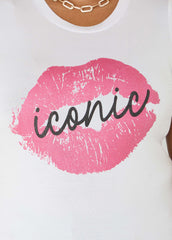Iconic Glittered Graphic Tee