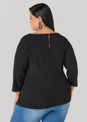 Knotted Boat Neck Top