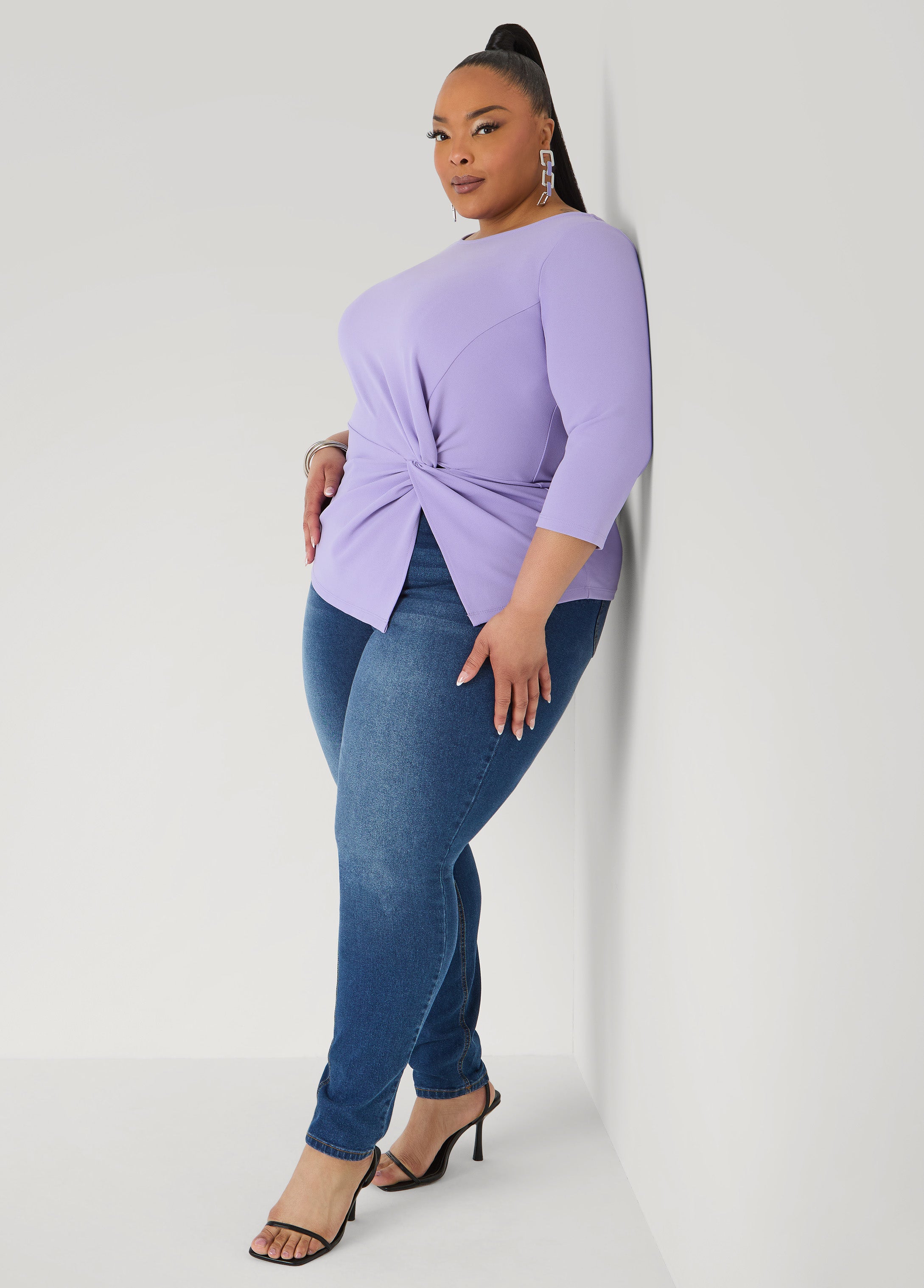 Knotted Boat Neck Top