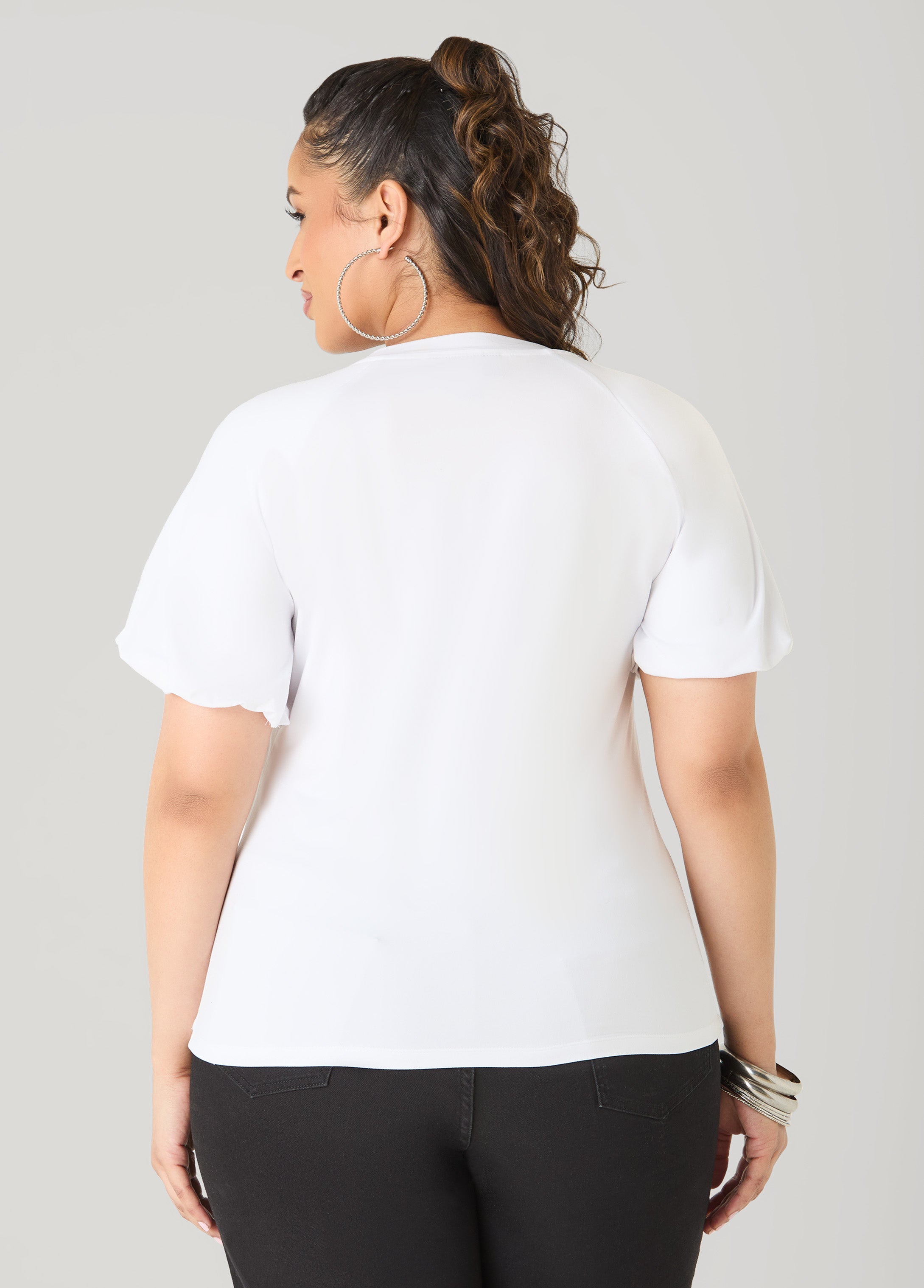 Flower Queen Puff Sleeved Tee