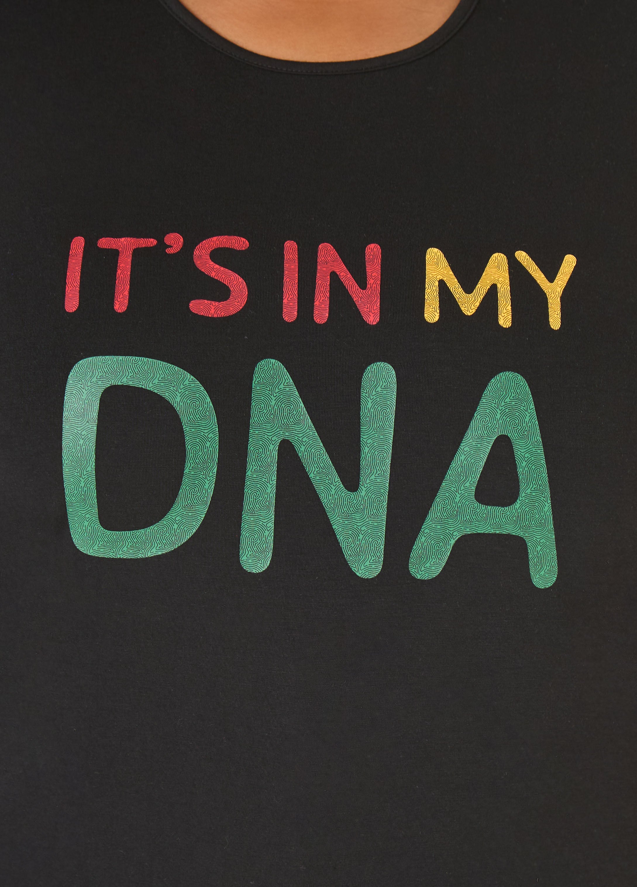 Its In My DNA Cutout Graphic Tee