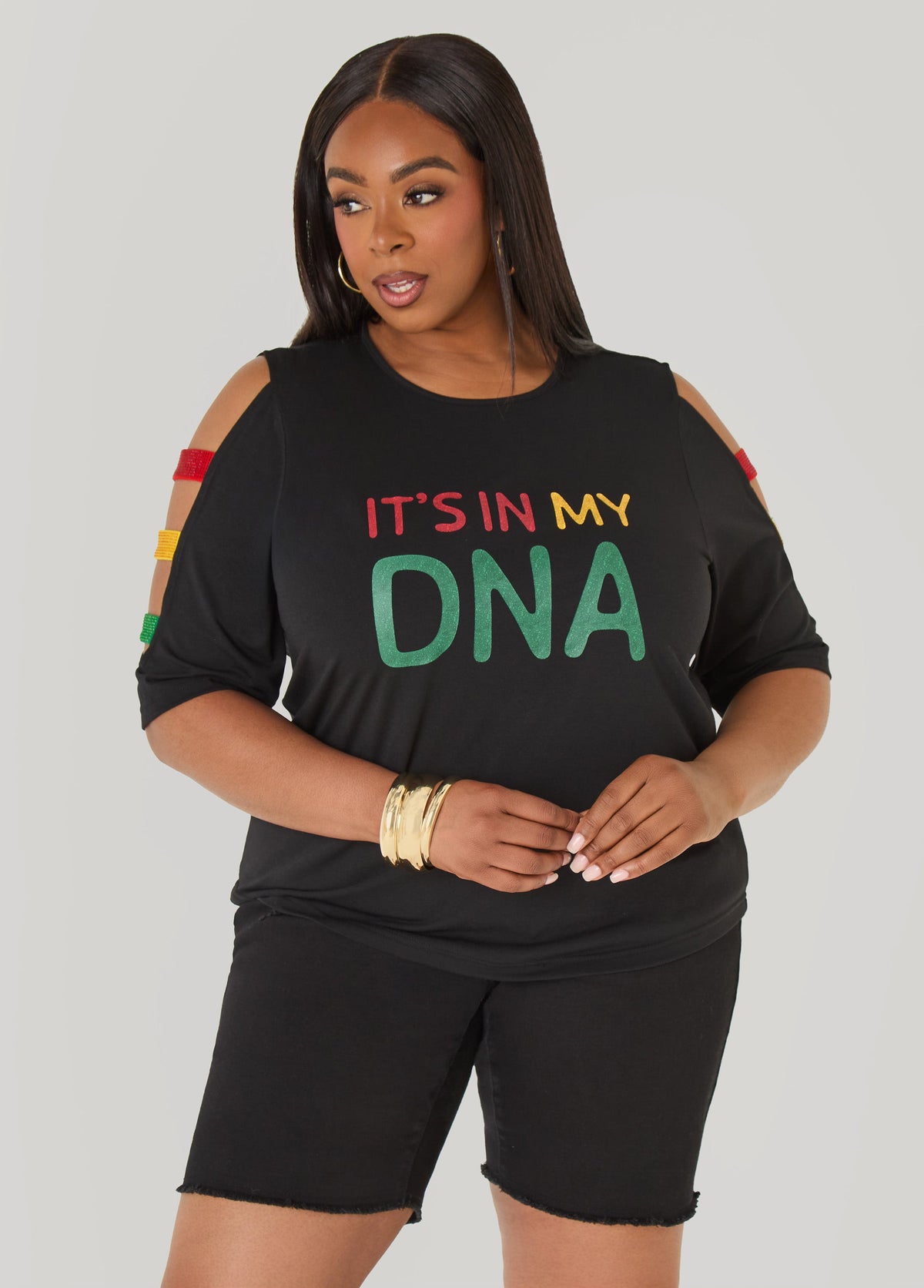 Its In My DNA Cutout Graphic Tee