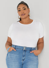 Basic Crewneck Jersey Tee