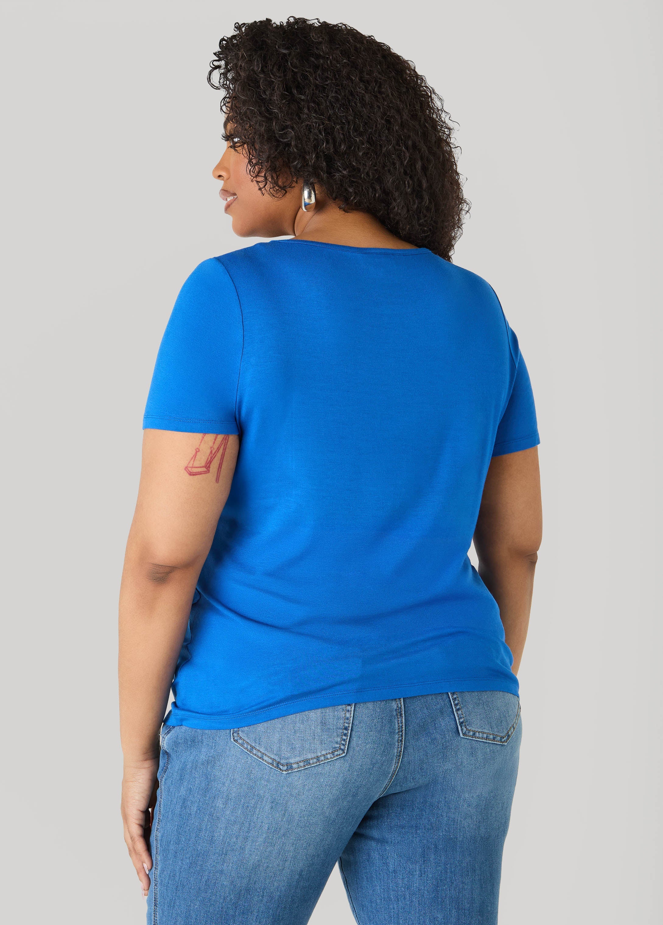 Basic Crewneck Jersey Tee