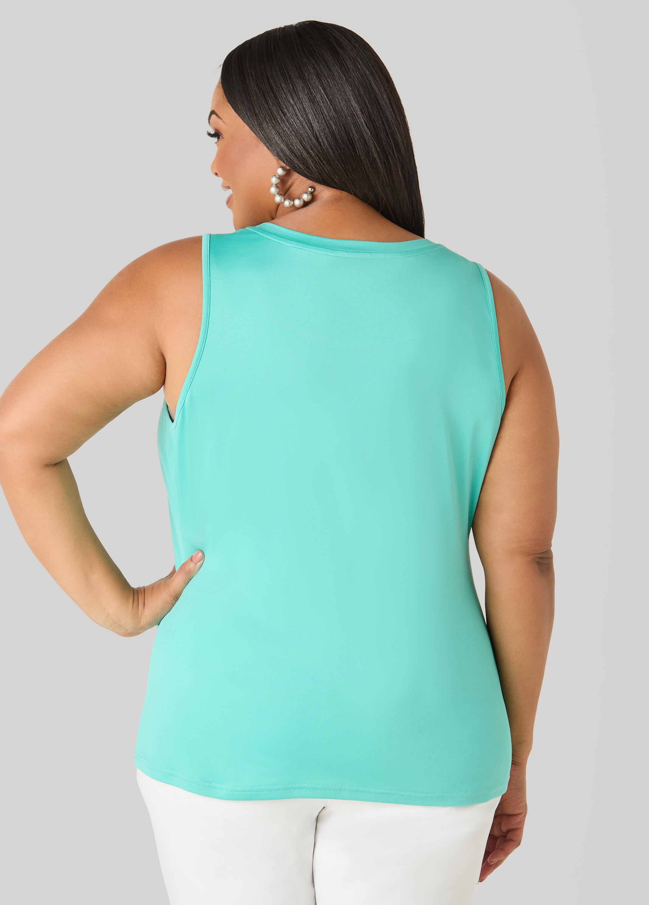 The Basic Stretch Knit Cami Top