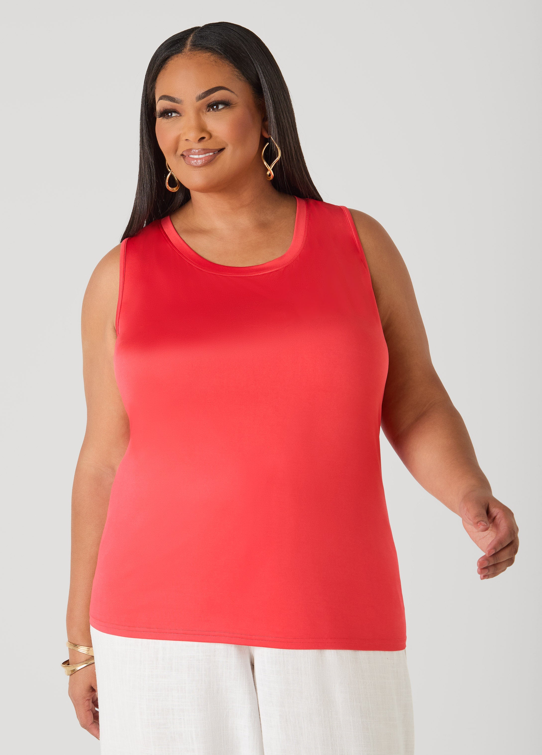 The Basic Stretch Knit Cami Top