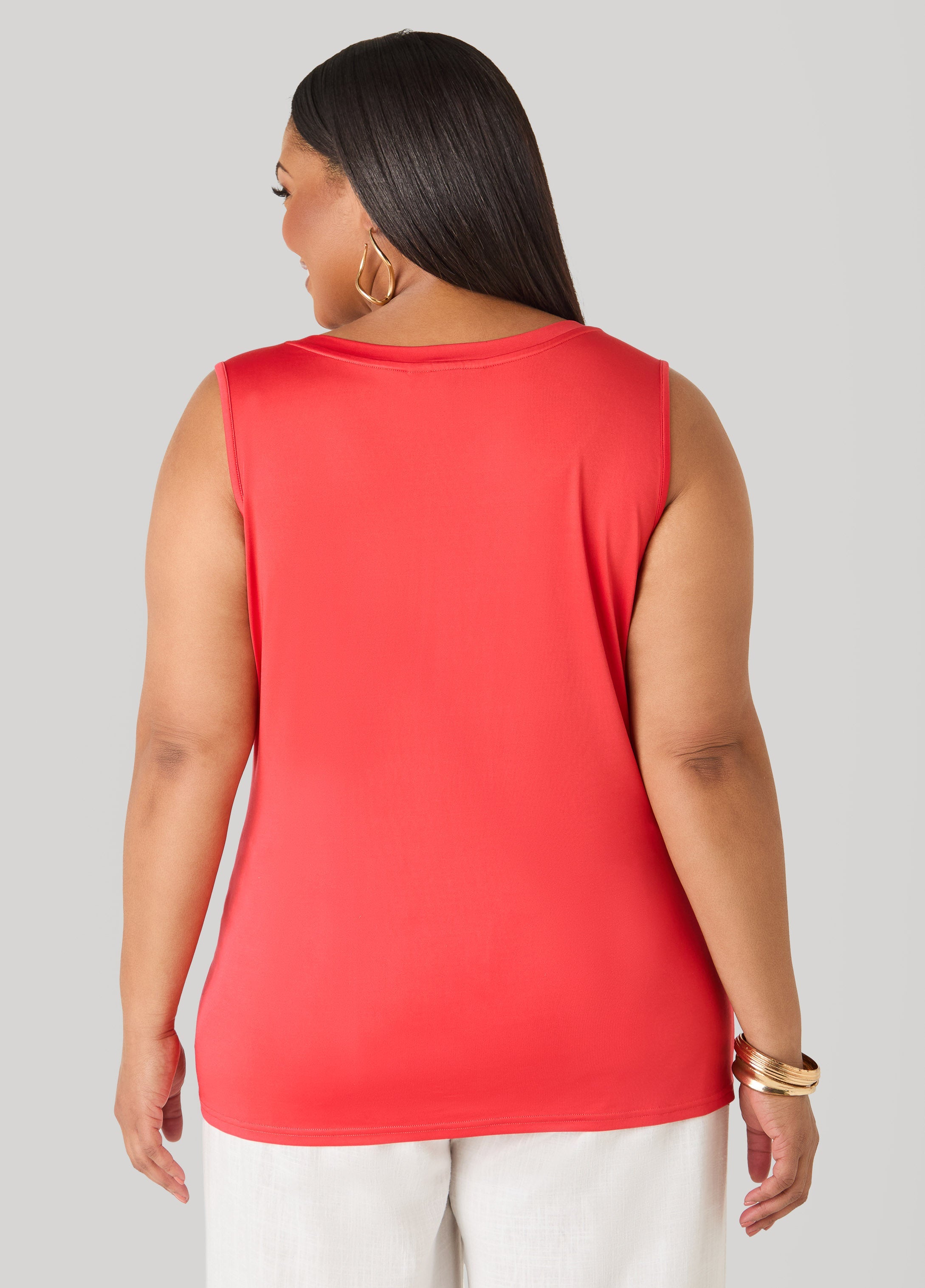 The Basic Stretch Knit Cami Top