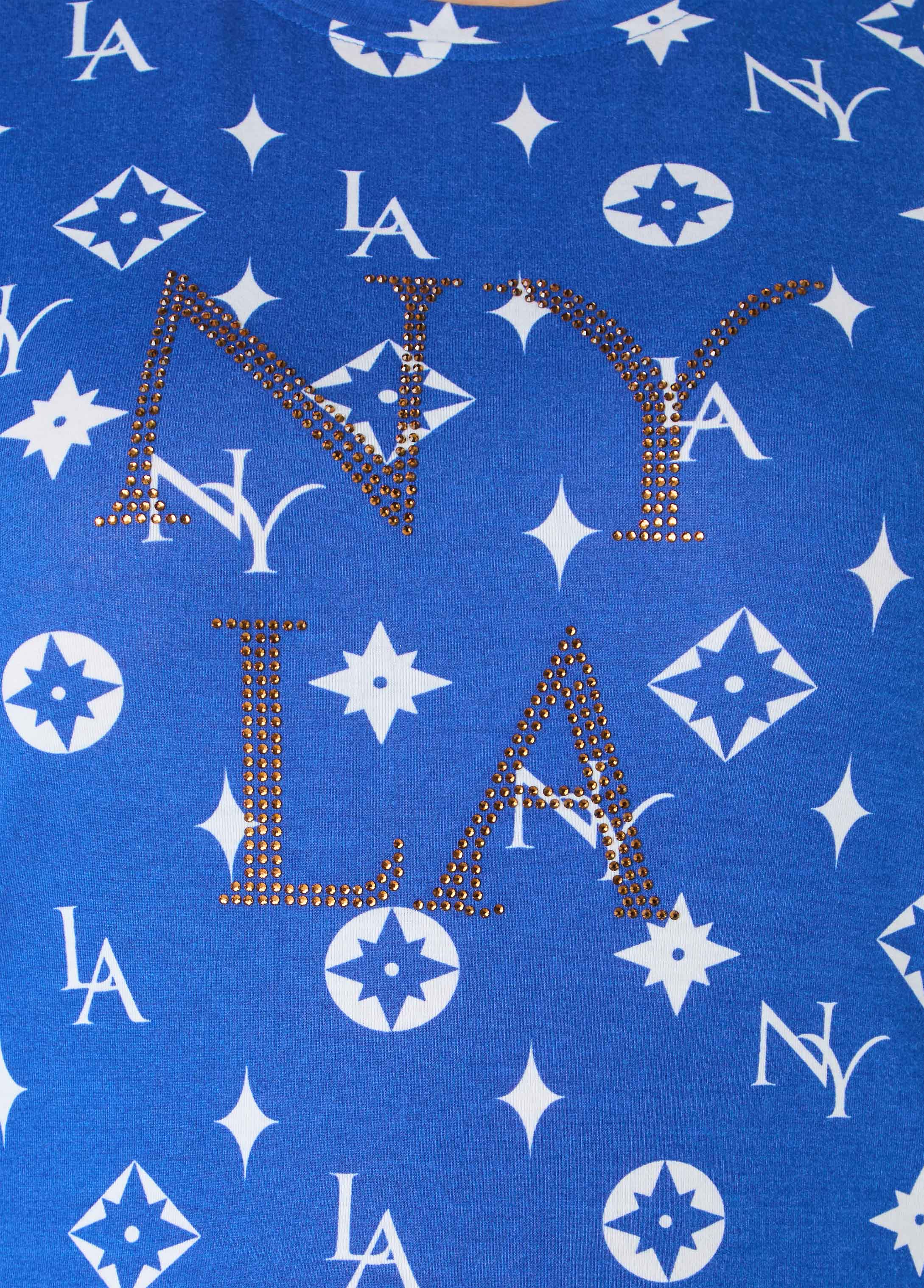 NY To LA Printed Tee