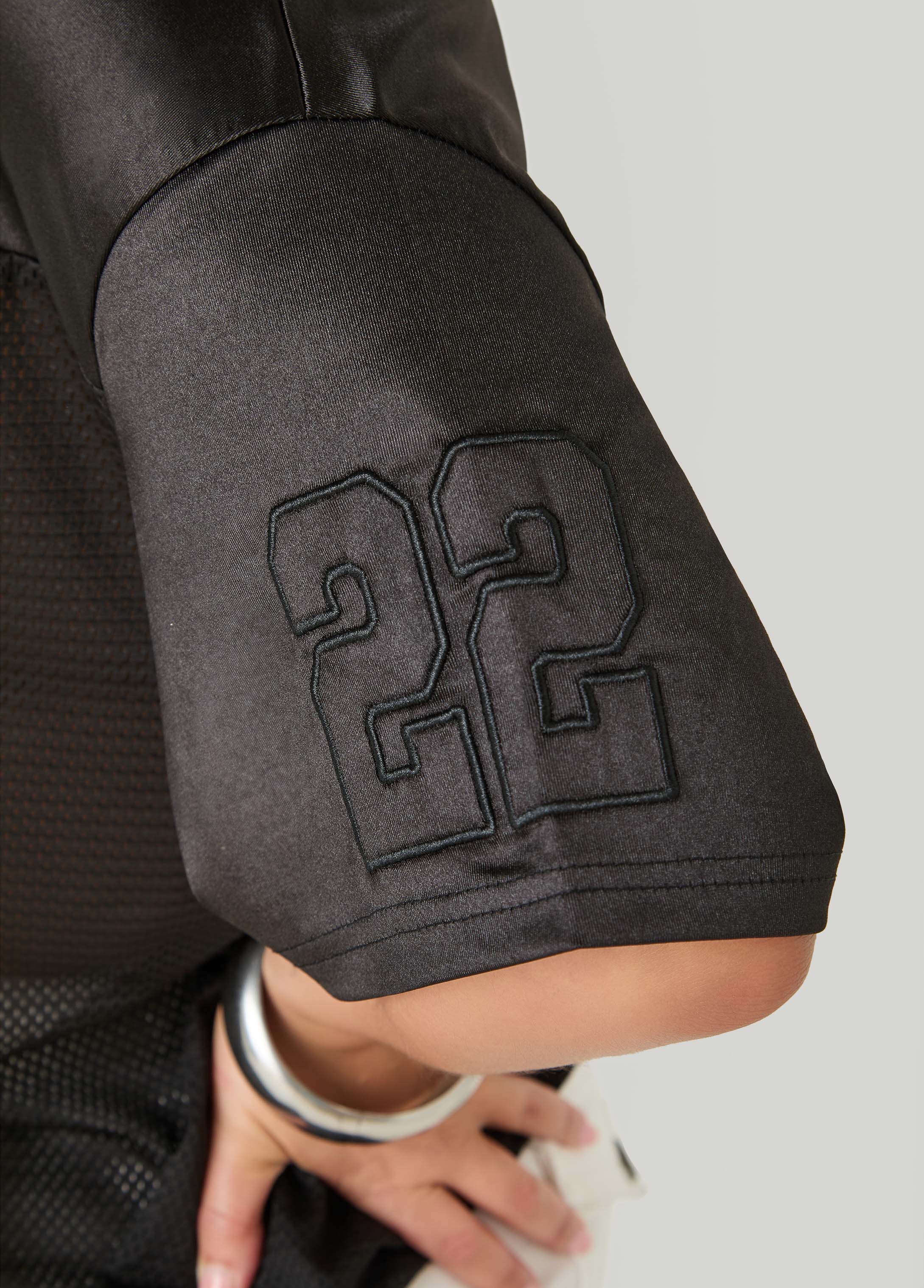Mesh Paneled Jersey