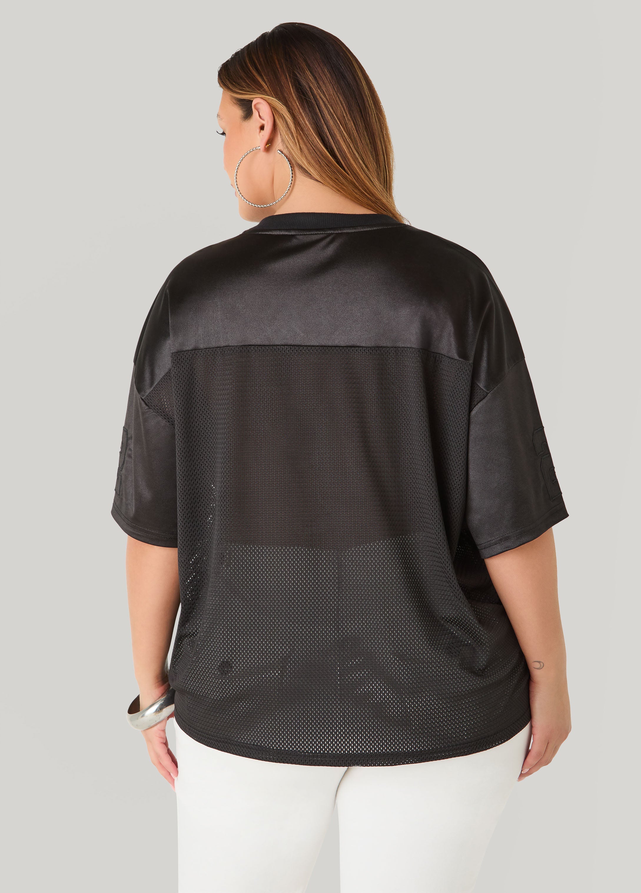 Mesh Paneled Jersey