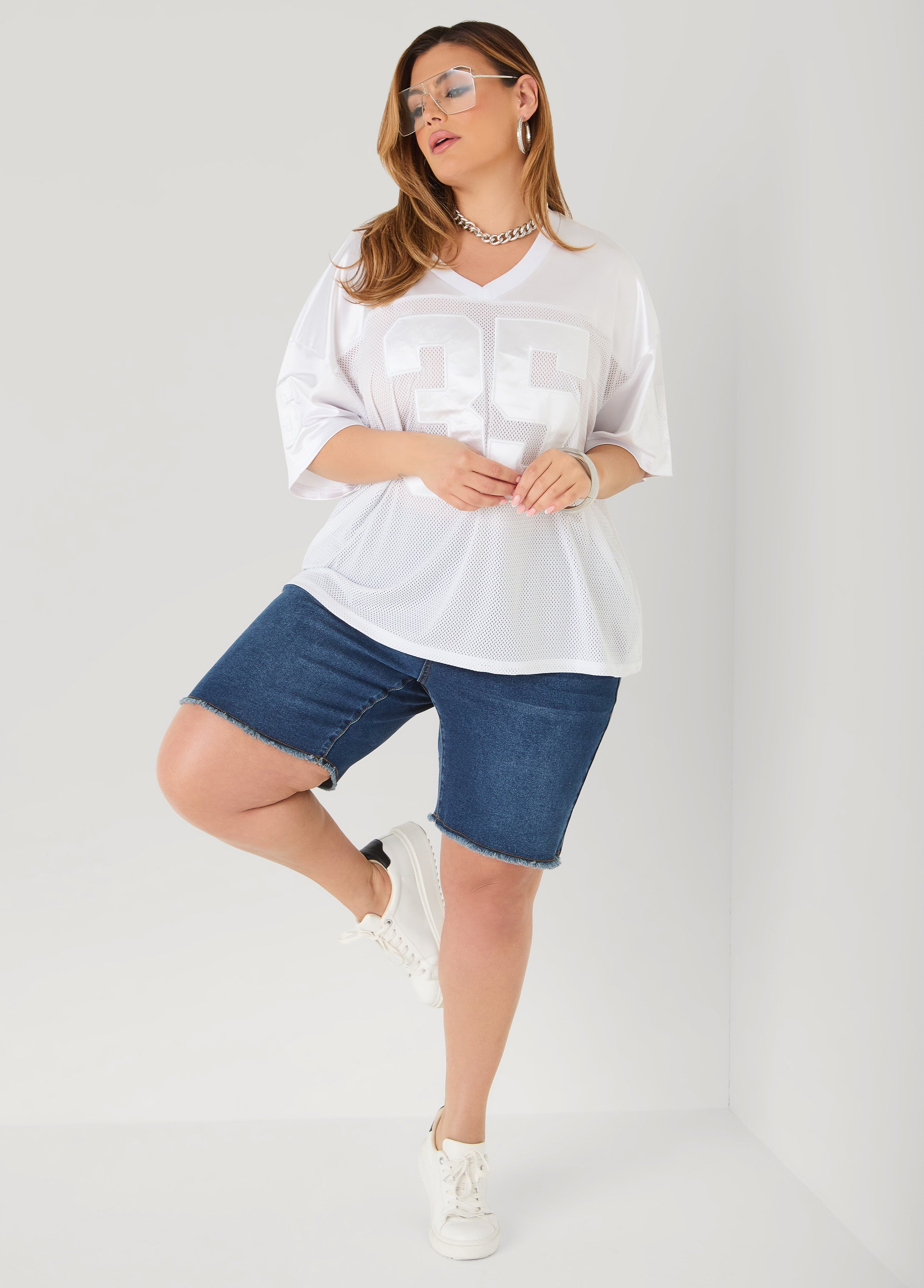Mesh Paneled Jersey