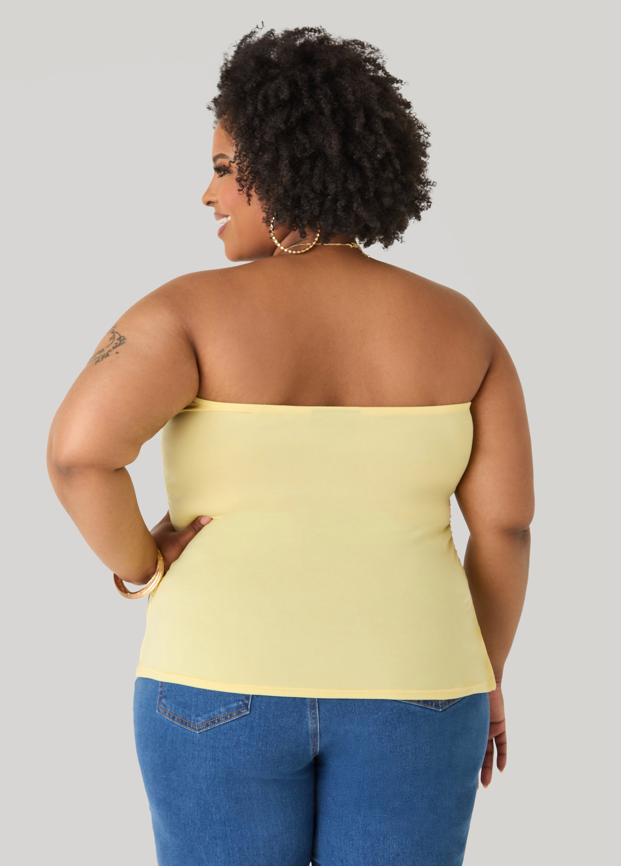 Ruched Tube Top