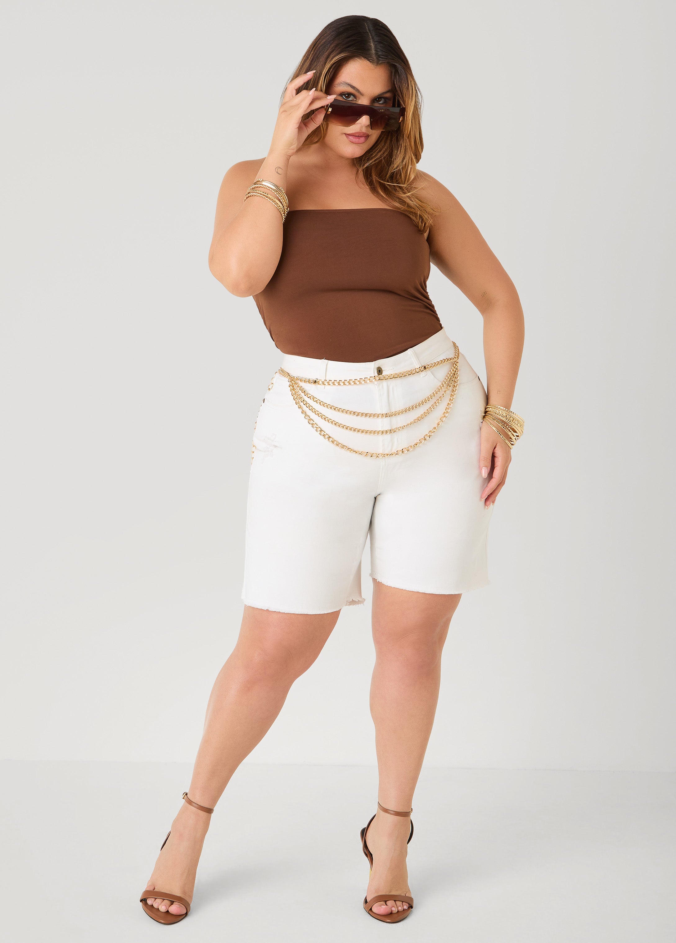 Ruched Tube Top