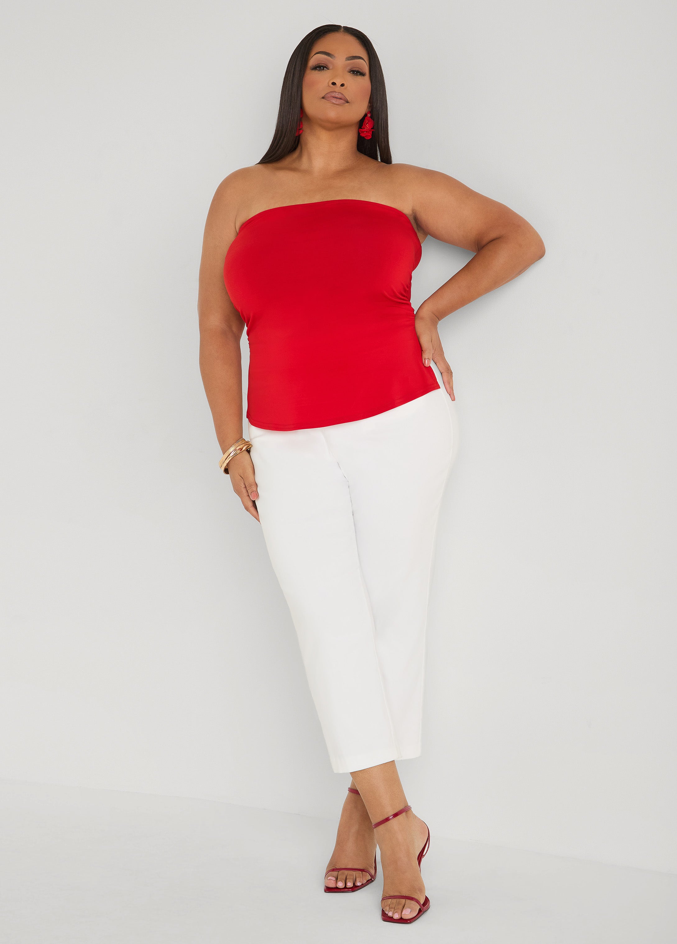 Ruched Tube Top
