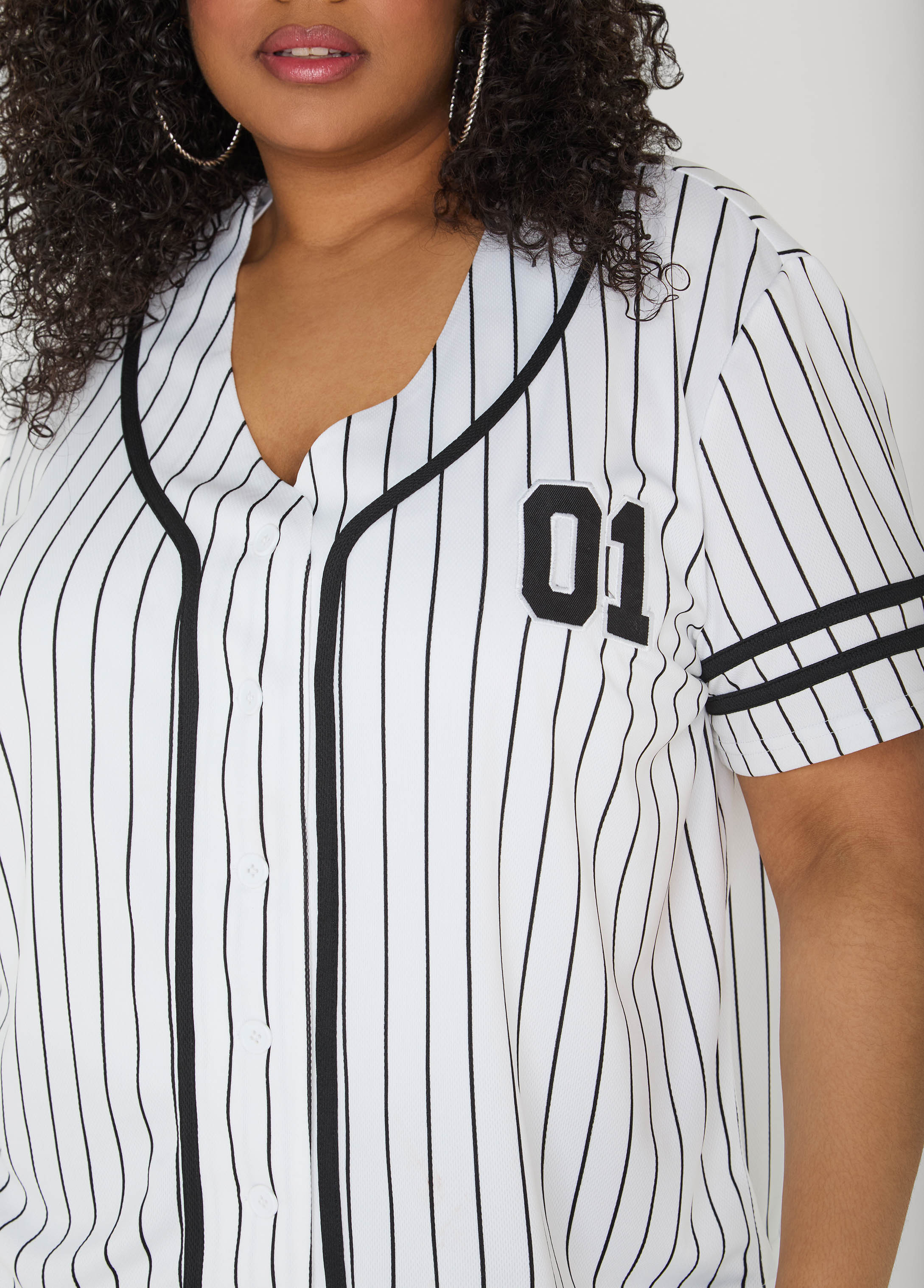 Striped Baseball Jersey