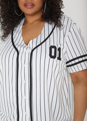 Striped Baseball Jersey