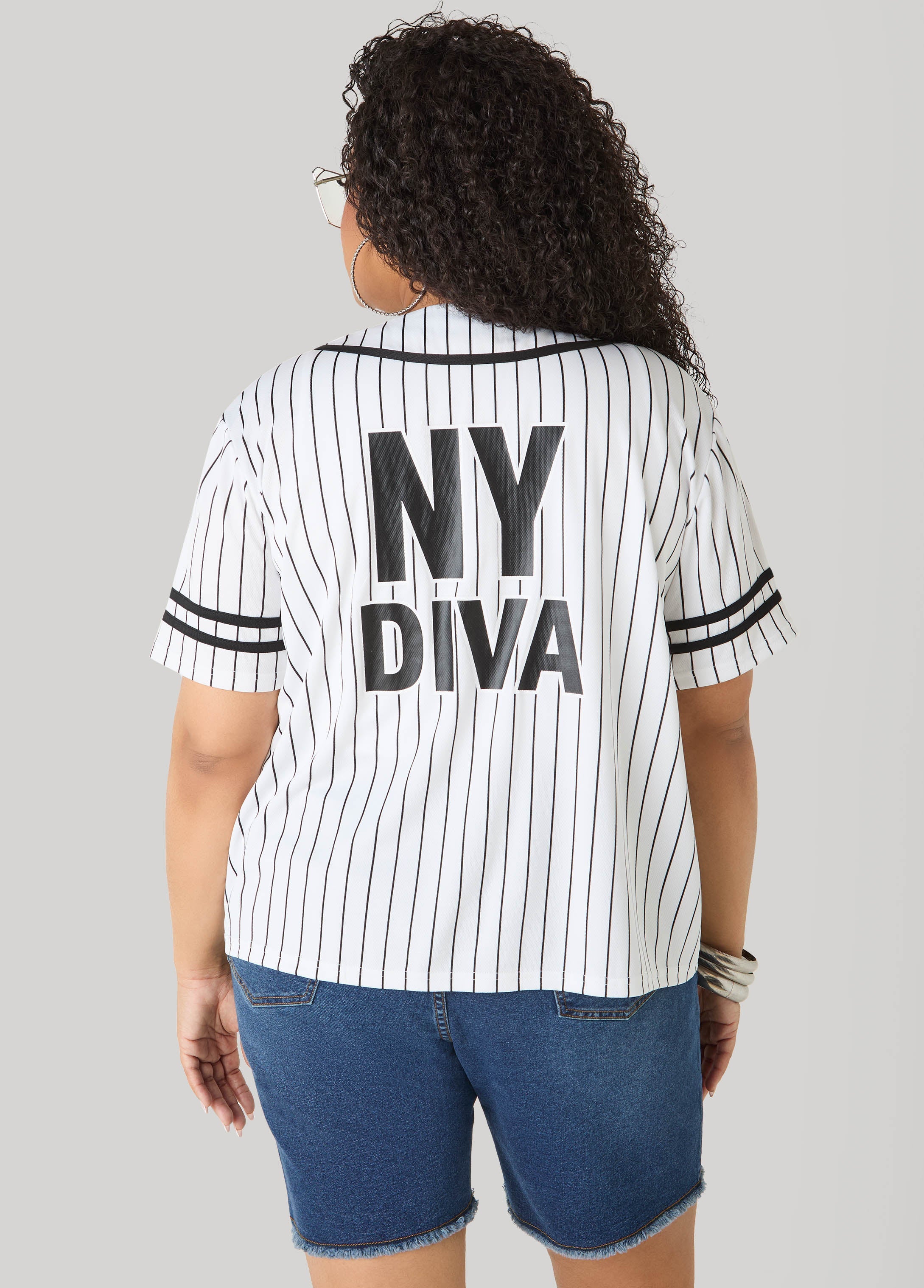 Striped Baseball Jersey