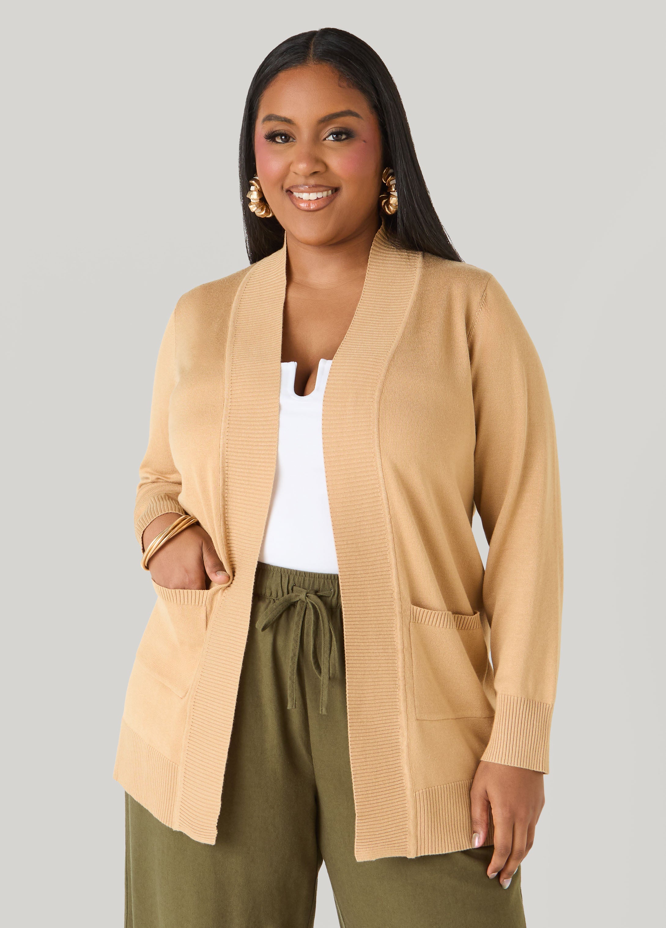Open Front Cardigan