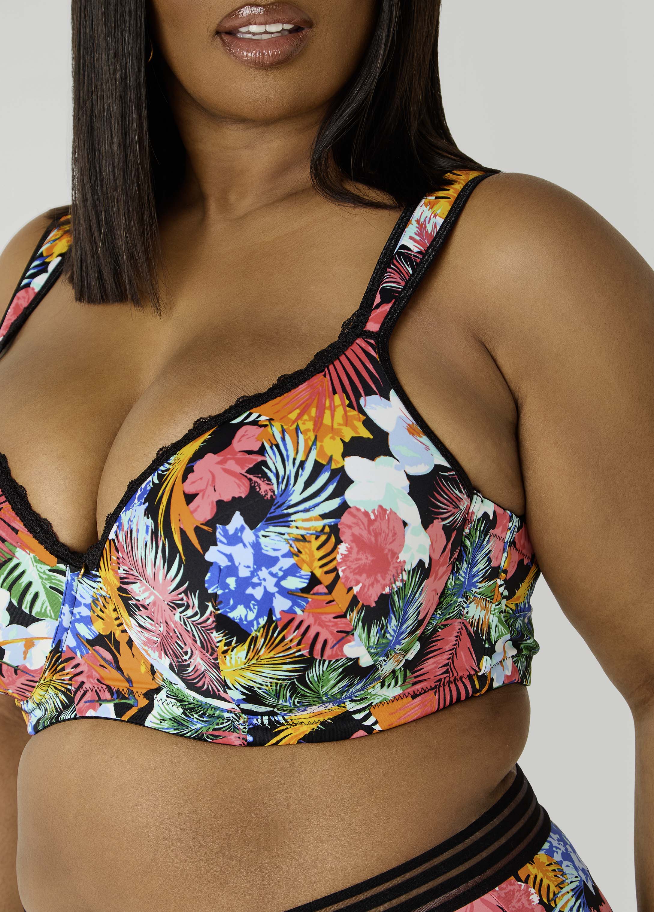 Tropical Full Coverage Butterfly Bra