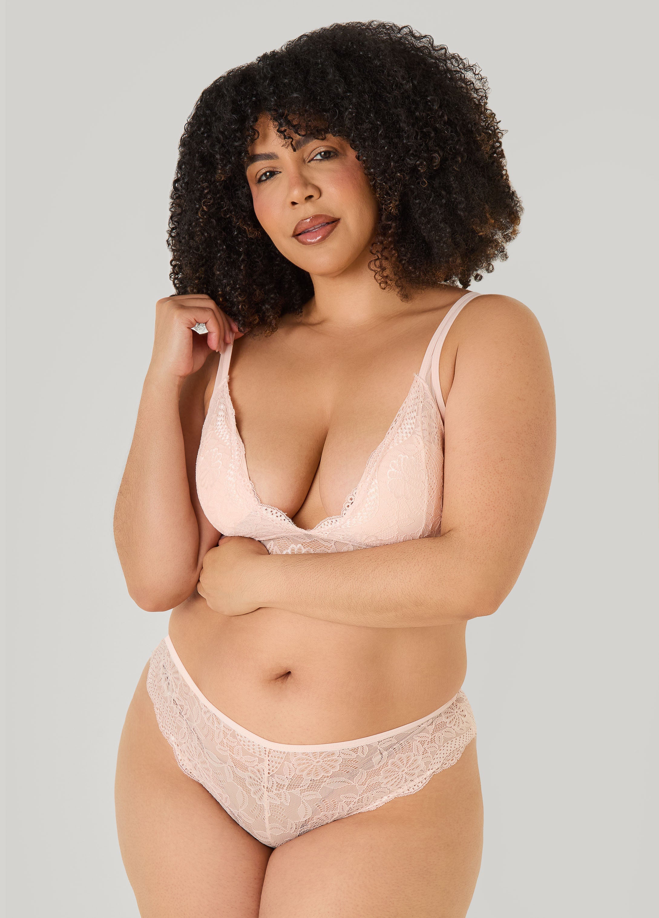 Lace Bralette Lingerie Set