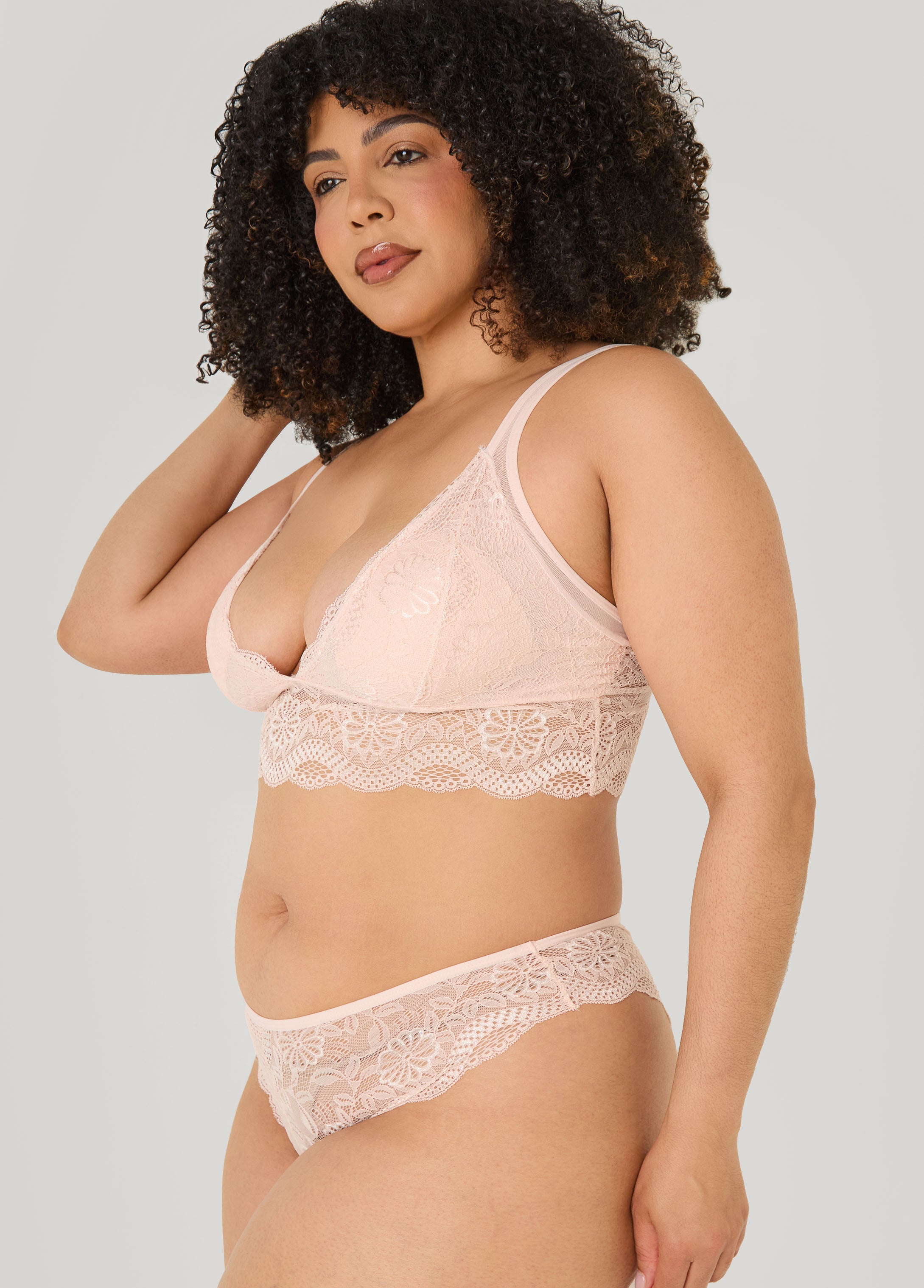 Lace Bralette Lingerie Set