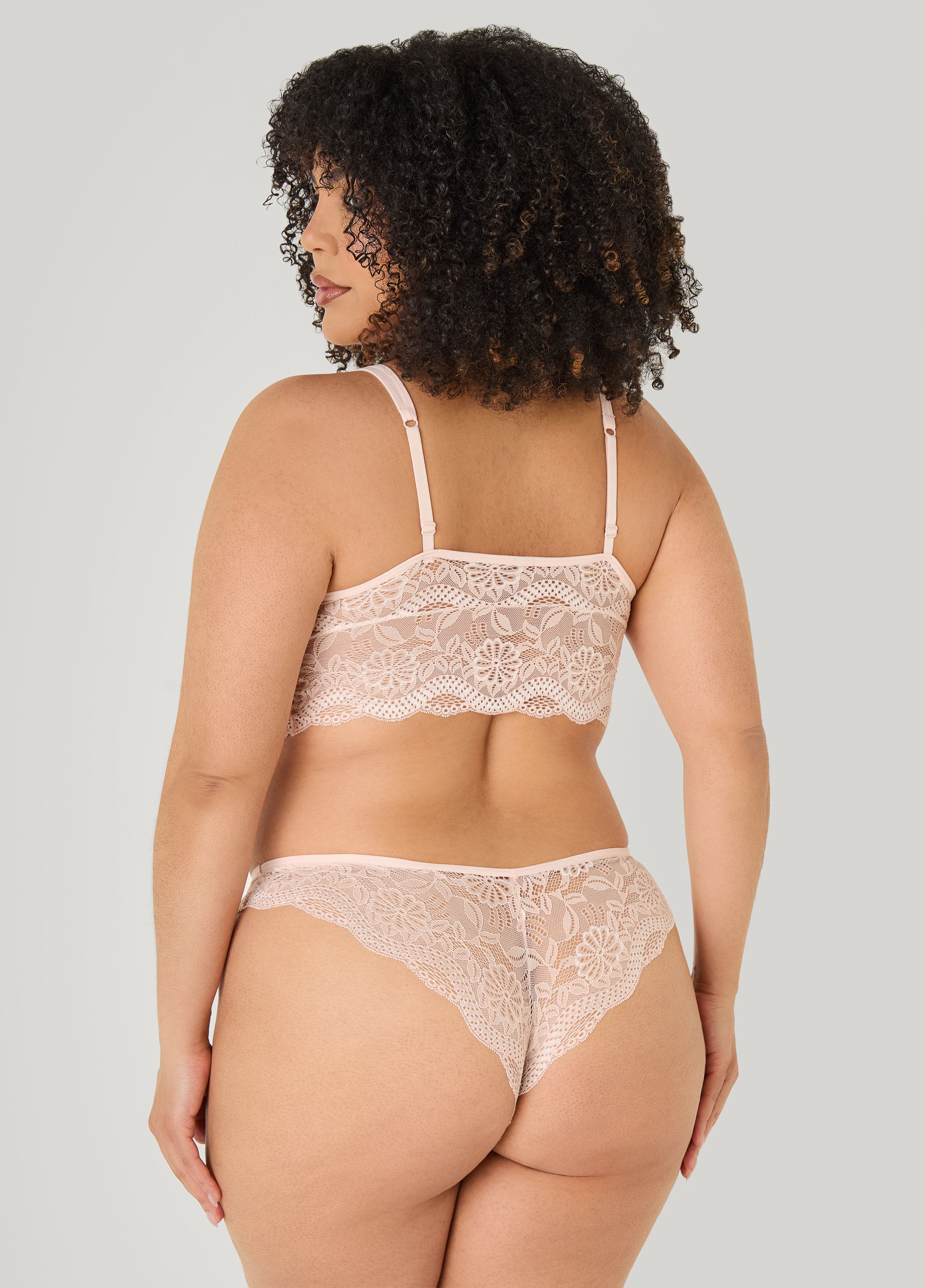 Lace Bralette Lingerie Set