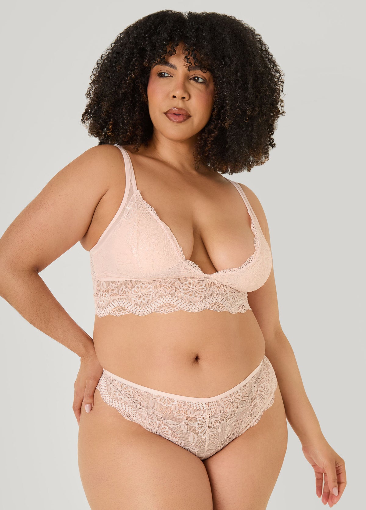 Lace Bralette Lingerie Set