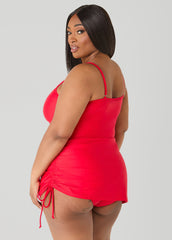 Drawstring Swimdress
