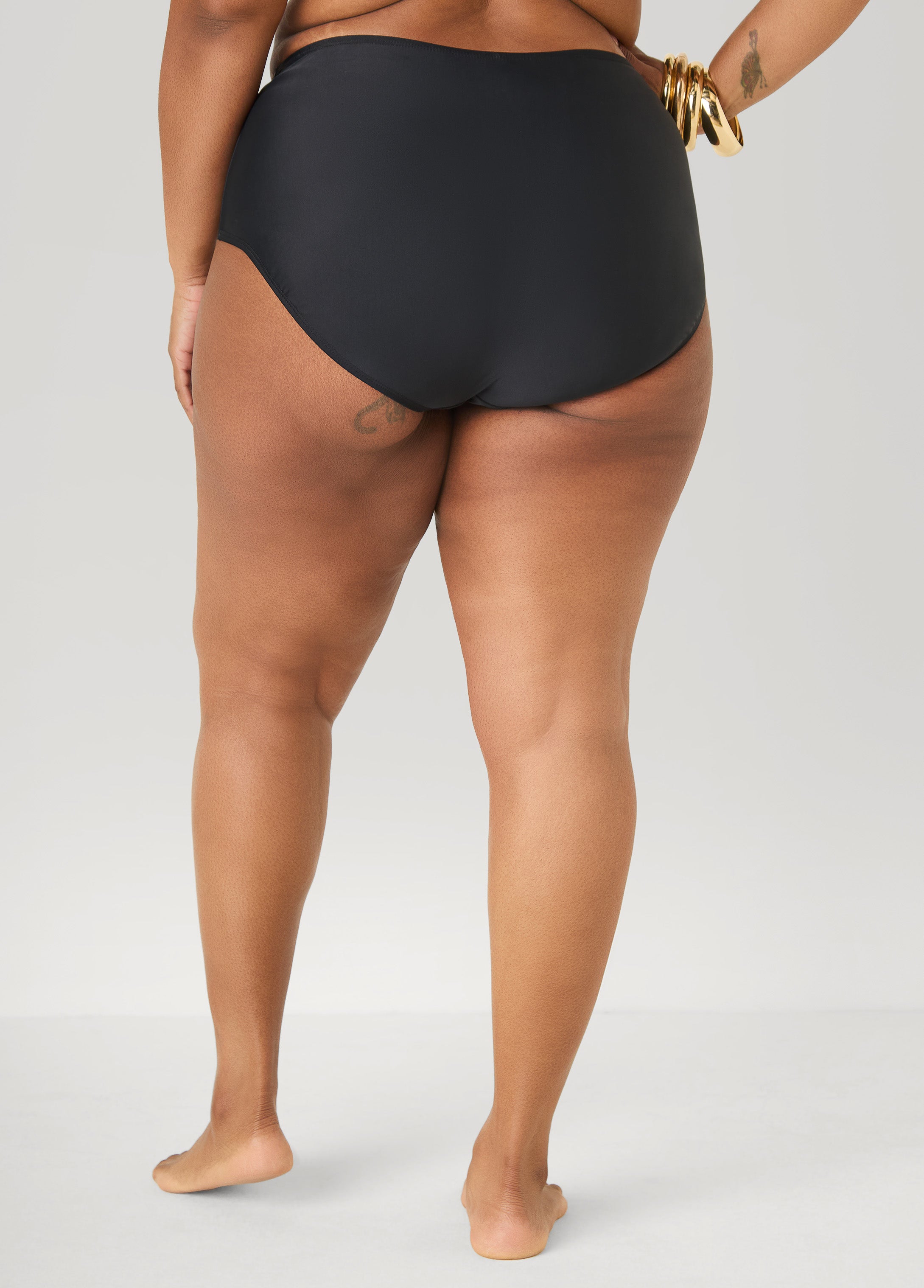 High Waist Swim Briefs