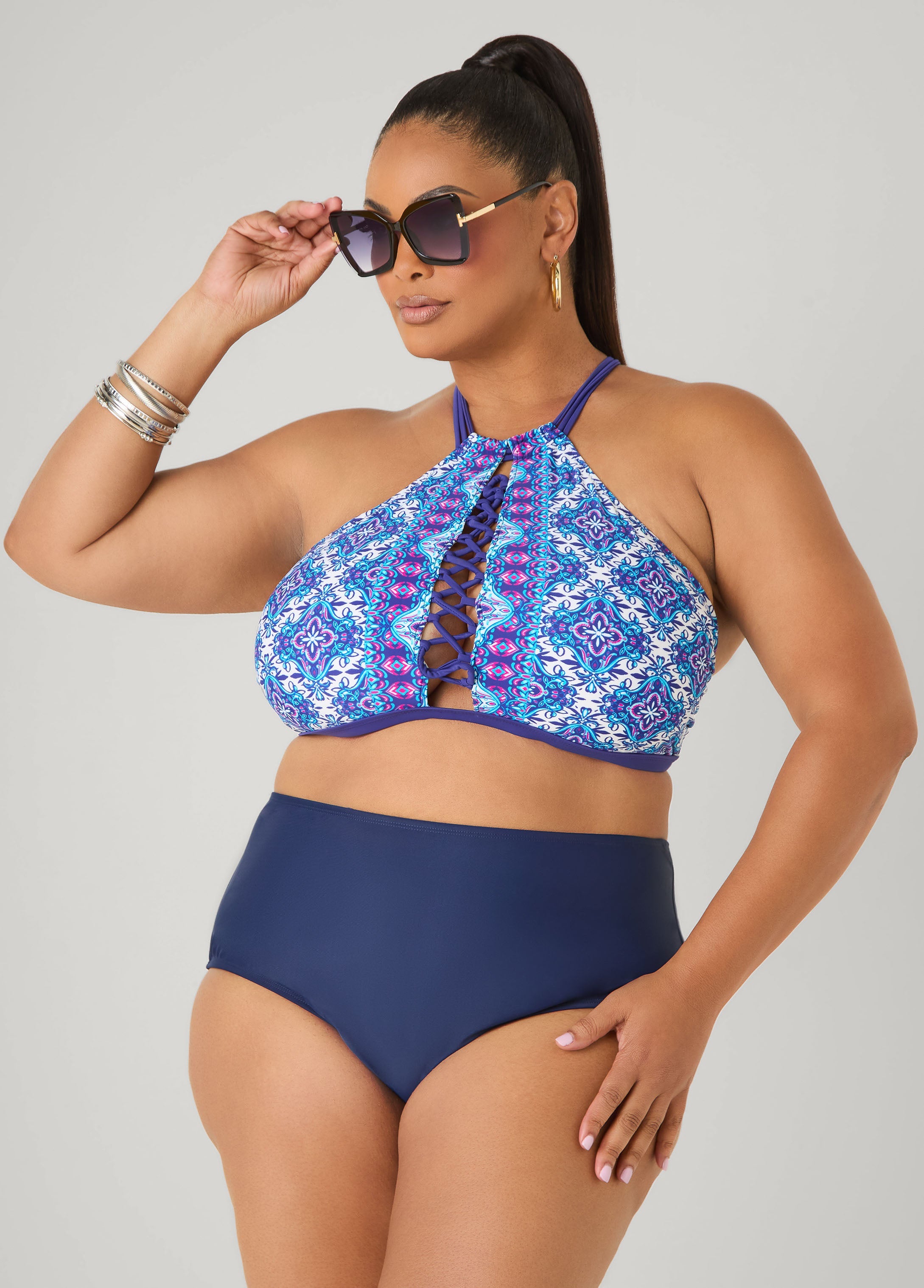 High Rise Swim Briefs
