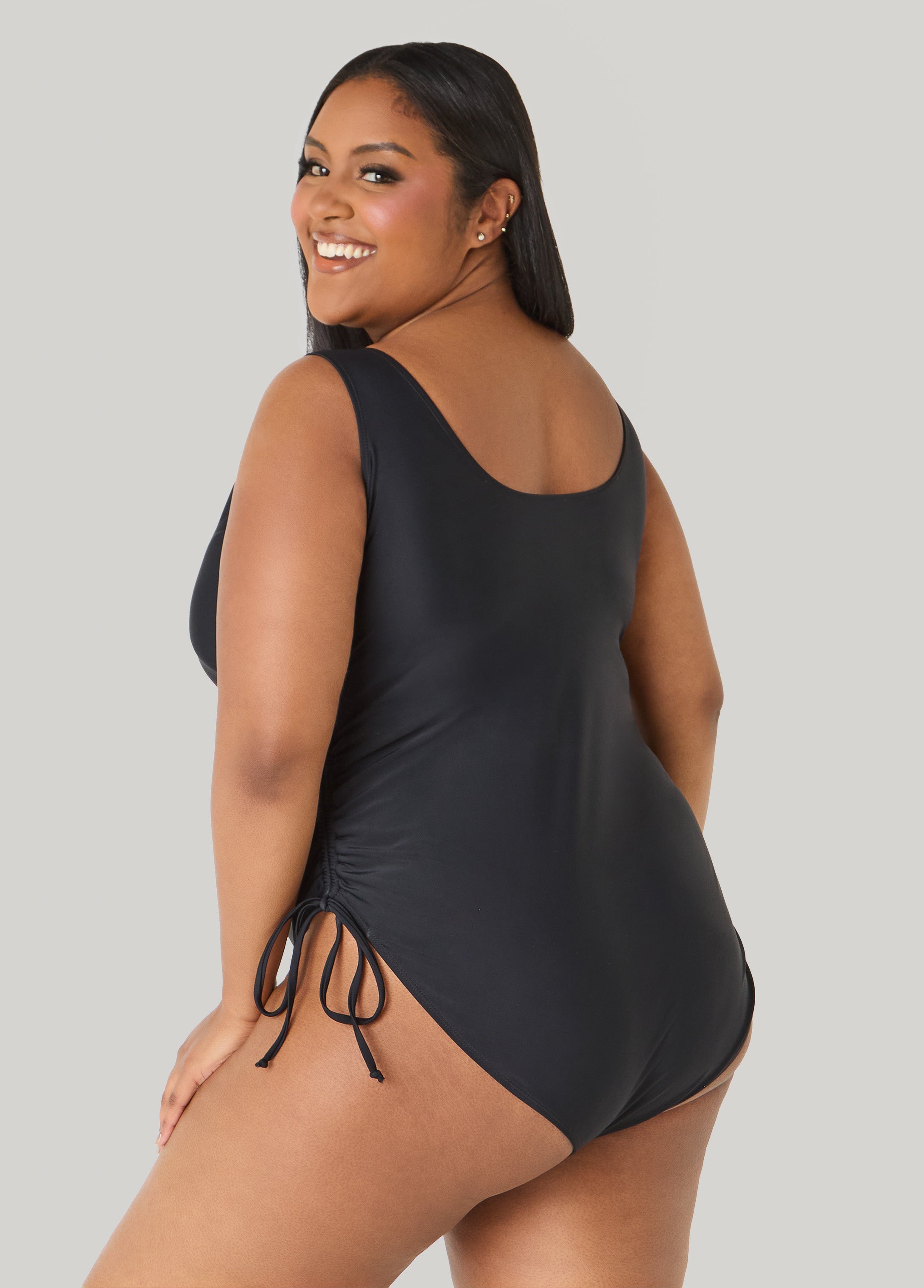 Drawstring Swimsuit