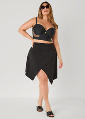 Asymmetric Swim Skort