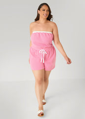 Moon To Noon Strapless Romper
