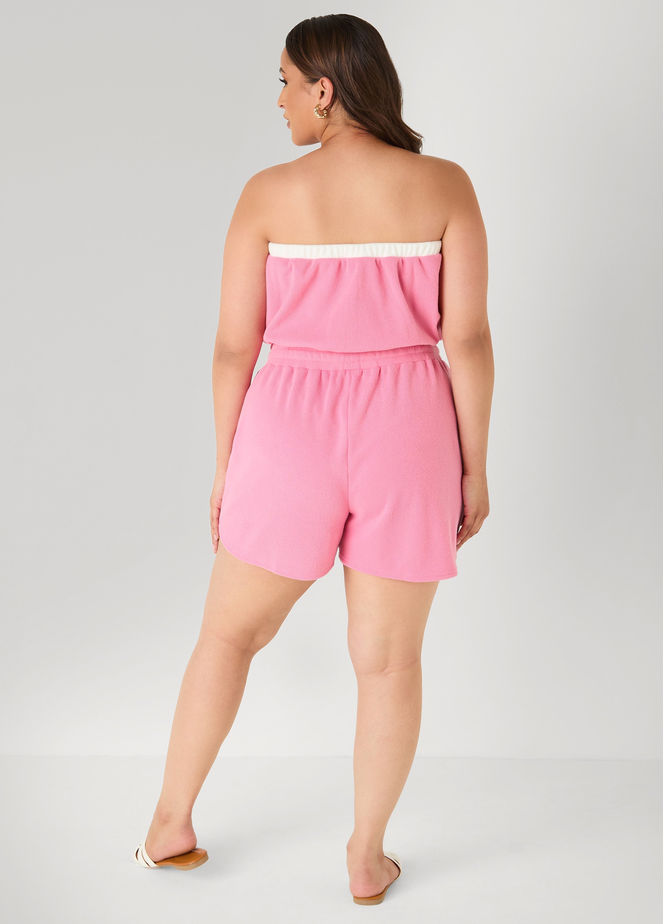 Moon To Noon Strapless Romper