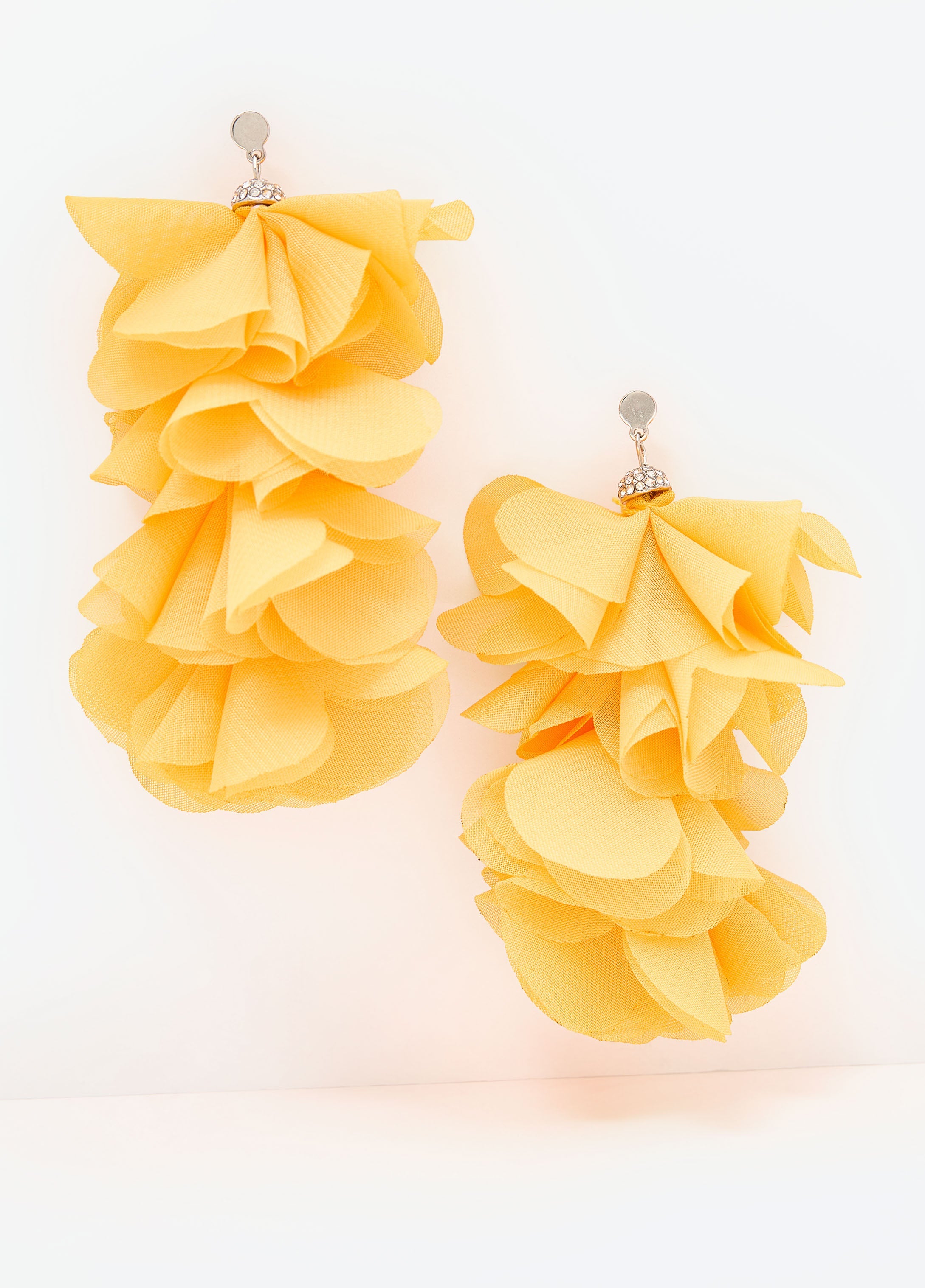 Crystal Petal Earrings