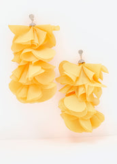 Crystal Petal Earrings