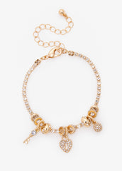 Heart Charm Bracelet