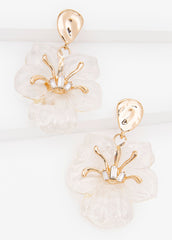 Flower Drop Earrings