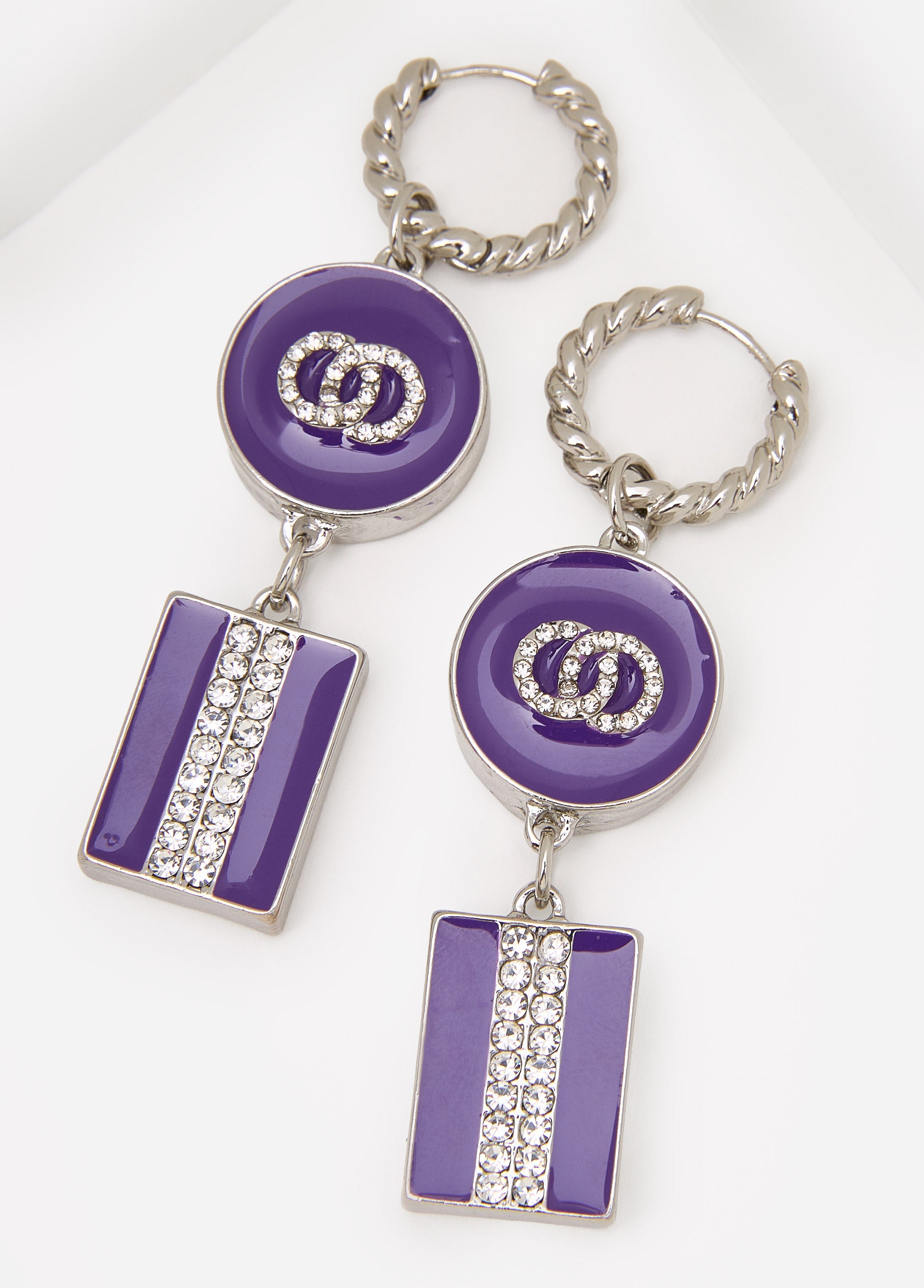Crystal Rings Earrings