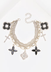 Layered Charm Bracelet